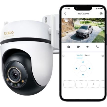 TP-Link - Уличная камера с датчиком, класс защиты IP66, Wi-Fi
