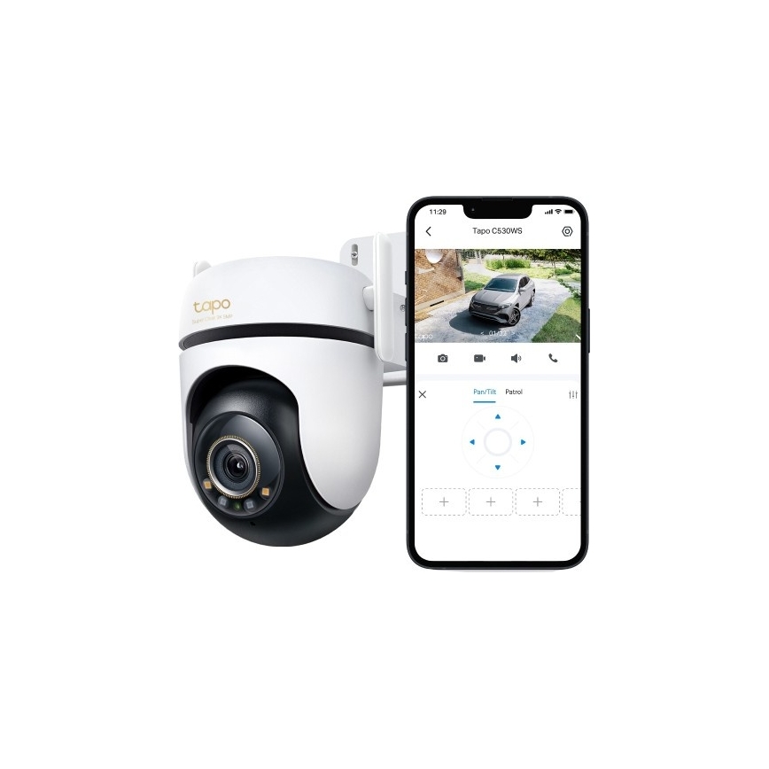 TP-Link - Уличная камера с датчиком, класс защиты IP66, Wi-Fi