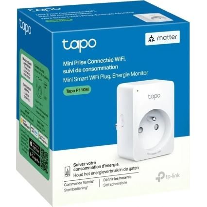 TP-Link - Умная розетка E MATTER 3680W Wi-Fi