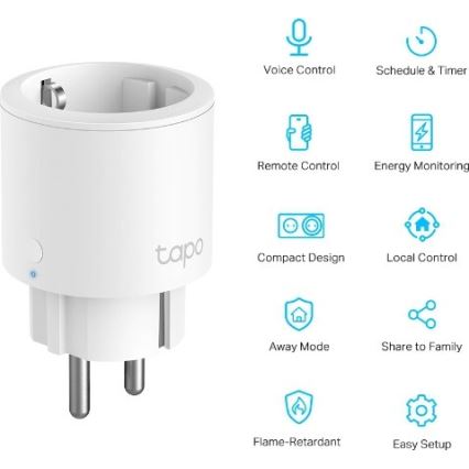 TP-Link - Умная розетка F 3680 Вт Wi-Fi