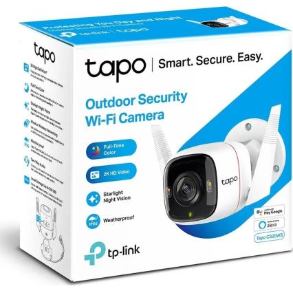 TP-Link - Умная уличная камера с датчиком, класс защиты IP66, Wi-Fi