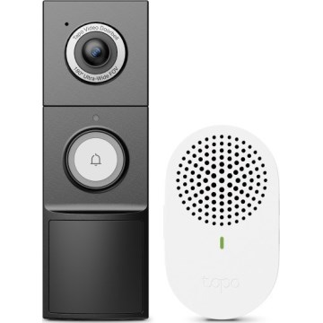 TP-Link - Умный видеозвонок с датчиком 2K 10000 мА·ч IP66 Wi-Fi