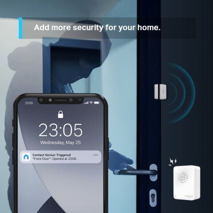 TP-Link - Умный контактный датчик 1xCR2032 Wi-Fi