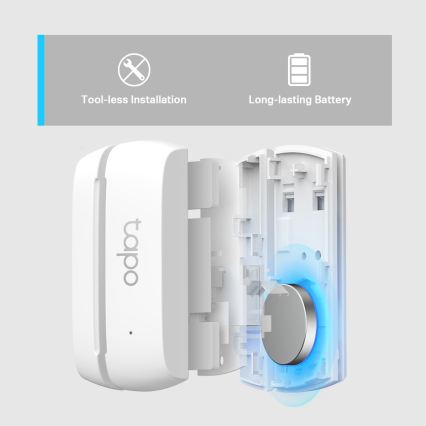 TP-Link - Умный контактный датчик 1xCR2032 Wi-Fi