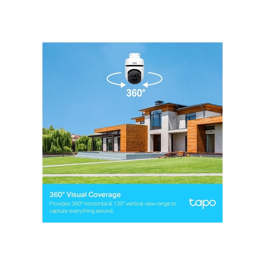TP-Link - Вулична камера з датчиком IP65 Wi-Fi