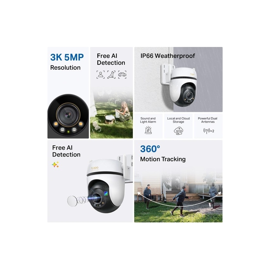 TP-Link - Зовнішня камера IP66 Wi-Fi