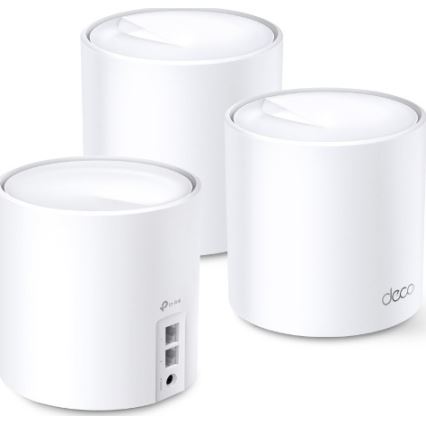 TP-Link - комплект із 3 Wi-Fi 6 mesh-вузлів Deco X50 для всього будинку