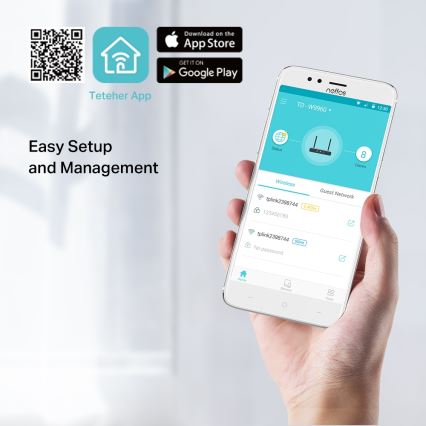 TP-Link — VDSL/ADSL модем-роутер TD-W9960, Wireless N, 300 Мбіт/с Wi-Fi