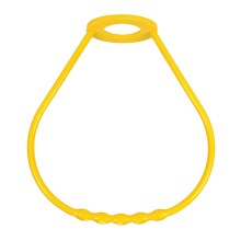 Тримач для люстри пластик жовтий