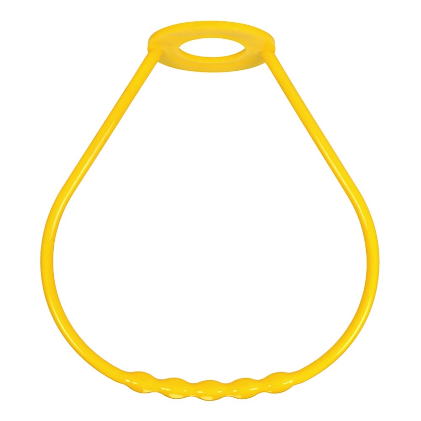 Тримач для люстри пластик жовтий