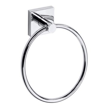 Тримач для рушників 16,8x18,8 см сріблястий