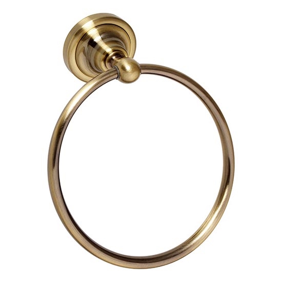 Тримач для рушників 16x19 см, бронзовий