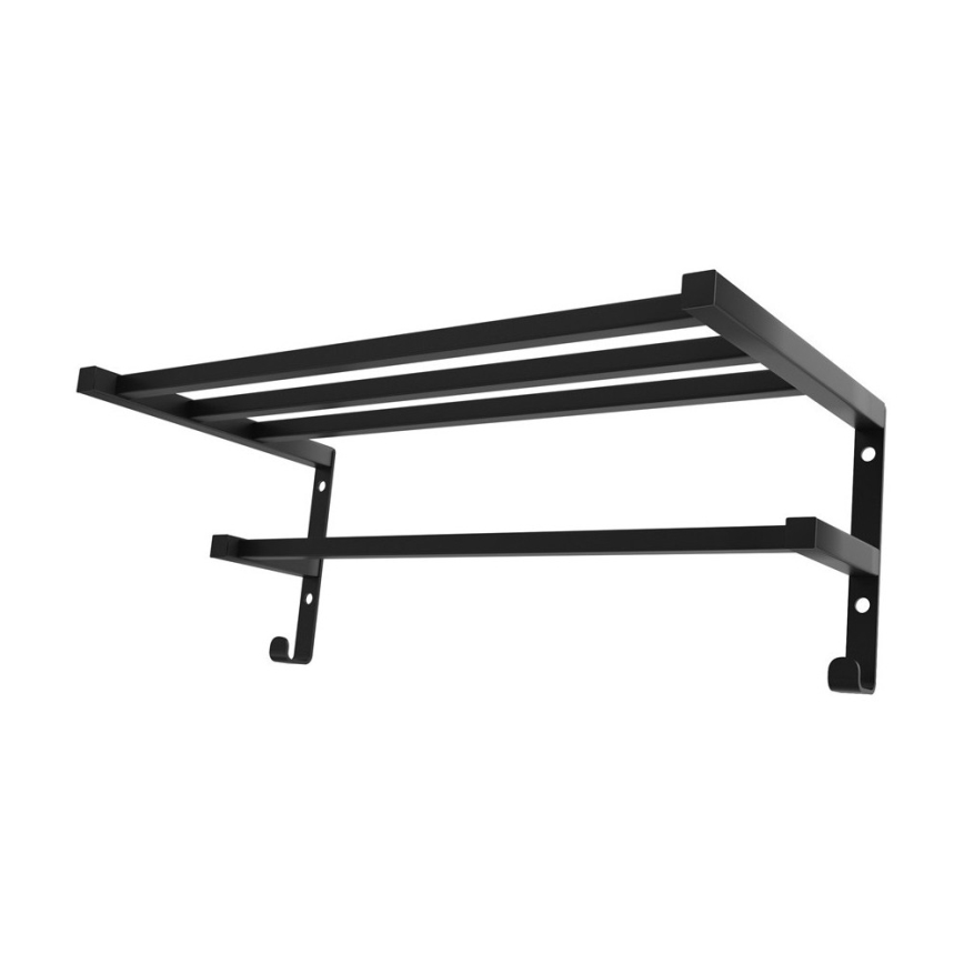 Тримач для рушників на радіатор для ванної кімнати HF SHEFFIELD 52x25,6 см чорний