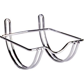 Тримач для туалетного паперу 12x12,5 см, блискучий хром