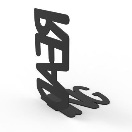 Тримач для книг READING 19x12 см чорний