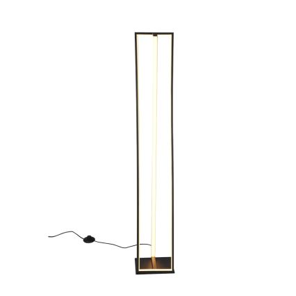 Trio - Светодиодный диммируемый напольный торшер EDGE LED/26W/230V 2300/3000/4000K чёрный/золотой