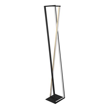 Trio - LED Підлогова лампа EDGE з регульованою яскравістю LED/26W/230V 2300/3000/4000K чорний/золотий