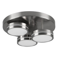 Trio - LED регульований стельовий світильник FRANKLIN 3xLED/8,5W/230V 3000K діаметр 35 см матовий хром