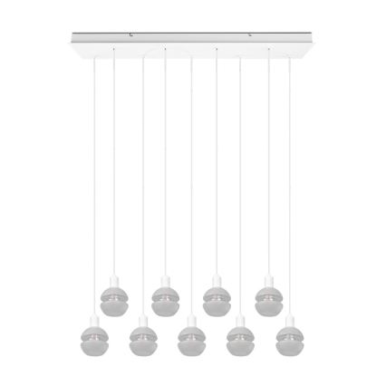 Trio - Люстра на тросі MELA 9xE14/25W/230V біла