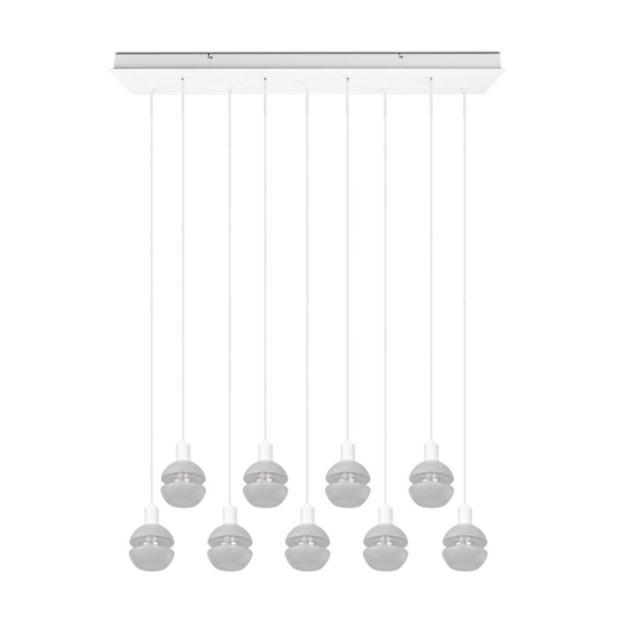 Trio - Люстра на тросі MELA 9xE14/25W/230V біла