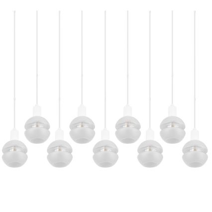 Trio - Люстра на тросі MELA 9xE14/25W/230V біла