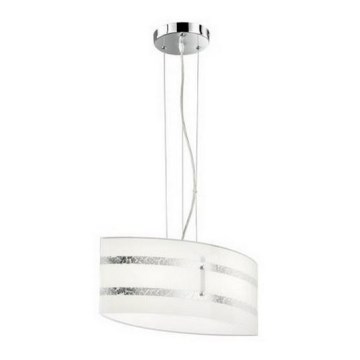 Trio - Люстра на тросі NIKOSIA 2xE27/40W/230V сріблястий