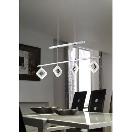 Trio - Підвісна LED люстра PARADOX 4xLED/4,3W/230V