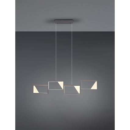 Trio - Підвісна світлодіодна люстра з регулюванням яскравості CAFU 4xLED/7W/230V