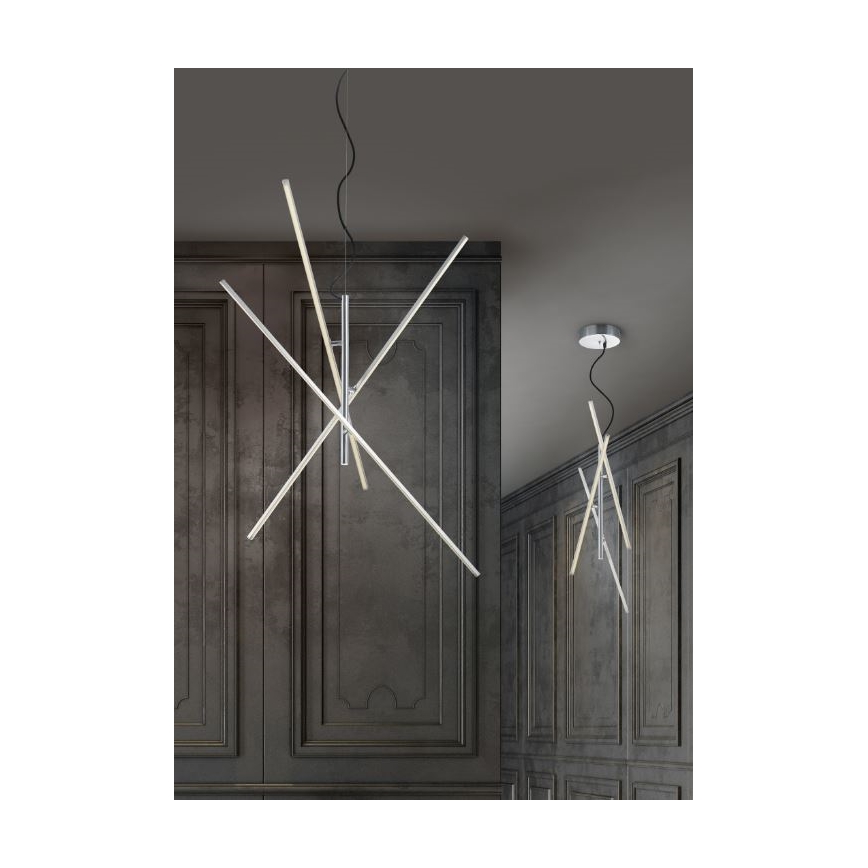 Trio - Підвісна світлодіодна люстра з регулюванням яскравості TIRIAC 3xLED/7,5W/230V