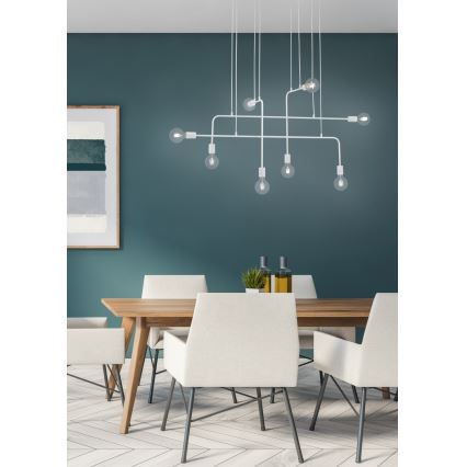 Trio - Подвесная люстра CONNOR 8xE27/10W/230V
