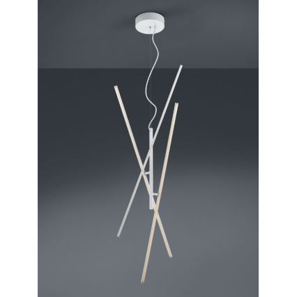 Trio - Светодиодная подвесная люстра с регулированием яркости TIRIAC 3xLED/8,5W/230V белый