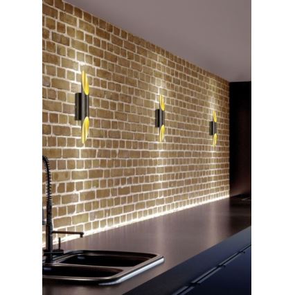 Trio - Светодиодный настенный светильник BOLERO 2xLED/3,1W/230V CRI 90 медный
