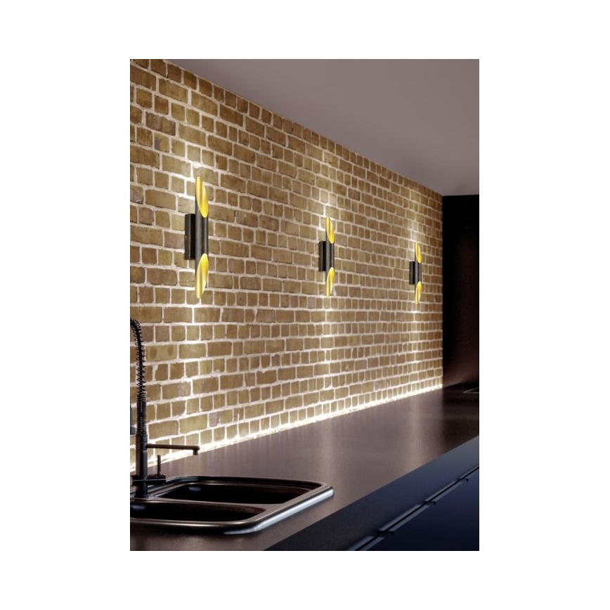 Trio - Светодиодный настенный светильник BOLERO 2xLED/3,1W/230V CRI 90 медный