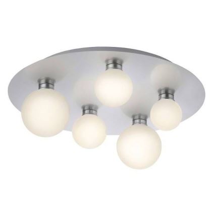 Trio - Светодиодный потолочный RGB-светильник с регулированием яркости DICAPO 5xLED/3W/230V 3000-5000K + дистанционное управление