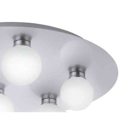 Trio - Светодиодный потолочный RGB-светильник с регулированием яркости DICAPO 5xLED/3W/230V 3000-5000K + дистанционное управление