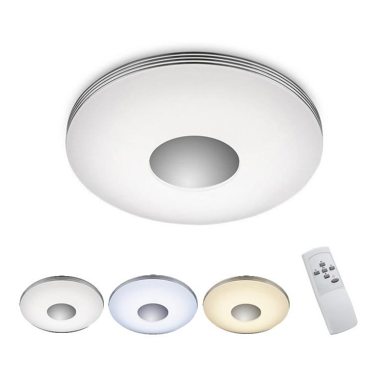 Trio - Светодиодный потолочный светильник с регулированием яркости CASTOR LED/25W/230V + дистанционное управление