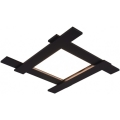 Trio - Светодиодный потолочный светильник BELFAST LED/18W/230V + 4xLED/3,5W черный