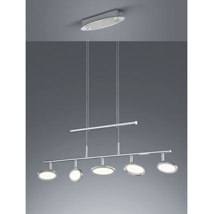 Trio - Світлодіодна підвісна люстра DUELLANT 5xLED/4,3W/230V