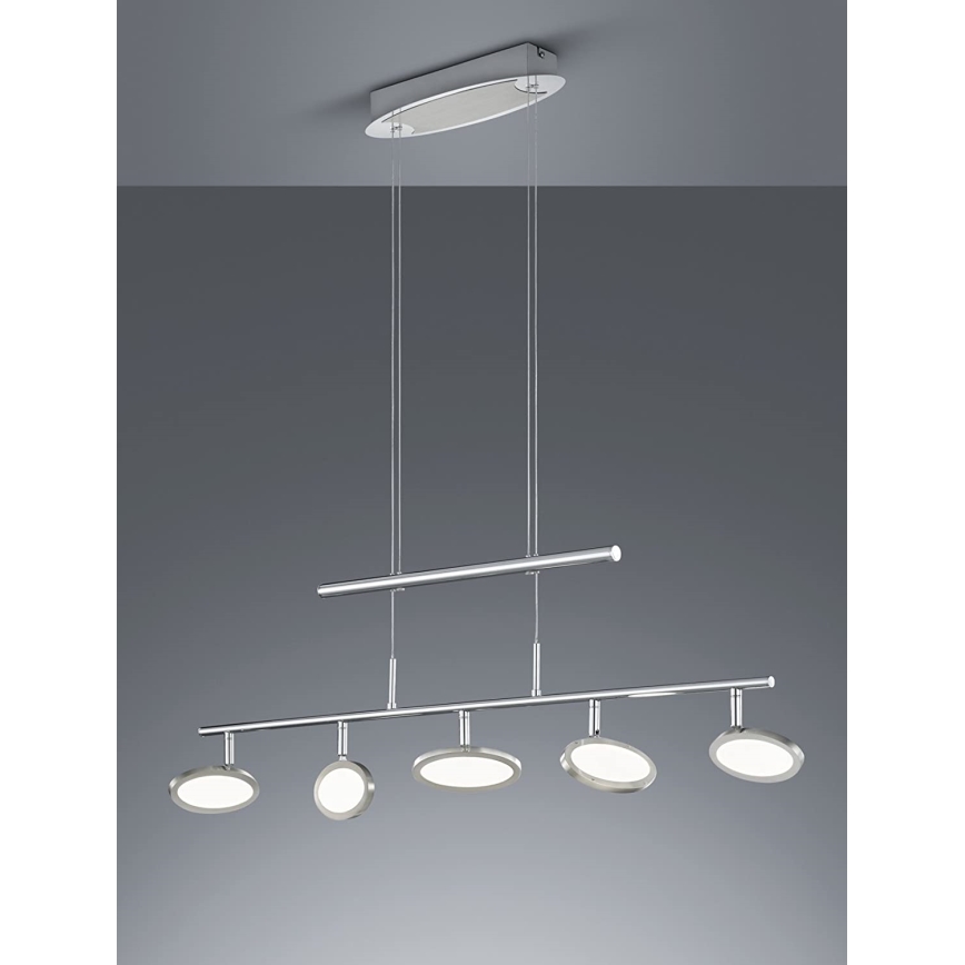 Trio - Світлодіодна підвісна люстра DUELLANT 5xLED/4,3W/230V