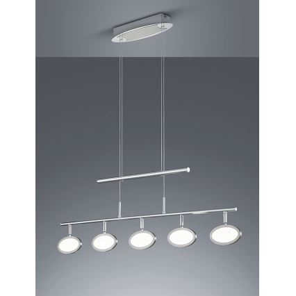 Trio - Світлодіодна підвісна люстра DUELLANT 5xLED/4,3W/230V