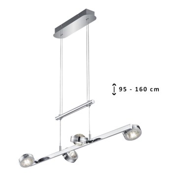 TRIO - Світлодіодна підвісна люстра LENTIL 8xLED/2,3W/230V