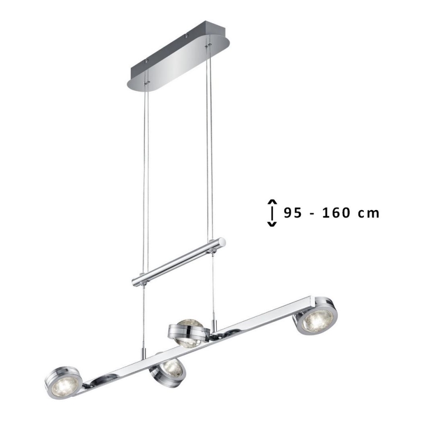 TRIO - Світлодіодна підвісна люстра LENTIL 8xLED/2,3W/230V