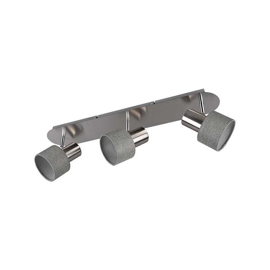Trio - Точечный светильник WAILER 3xGU10/5W/230V матовый хром