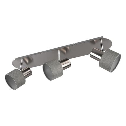 Trio - Точечный светильник WAILER 3xGU10/5W/230V матовый хром