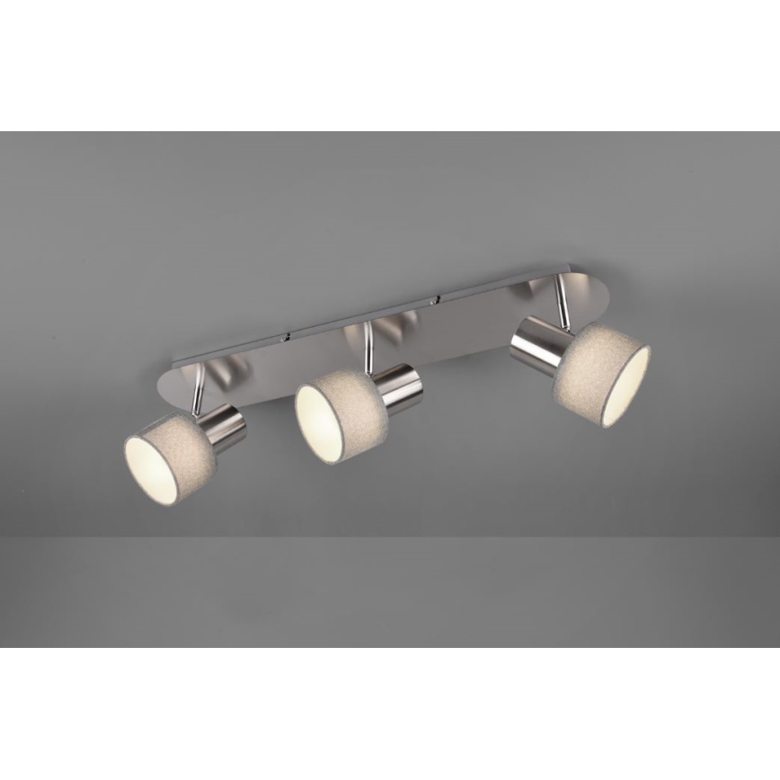 Trio - Точковий світильник WAILER 3xGU10/5W/230V матовий хром