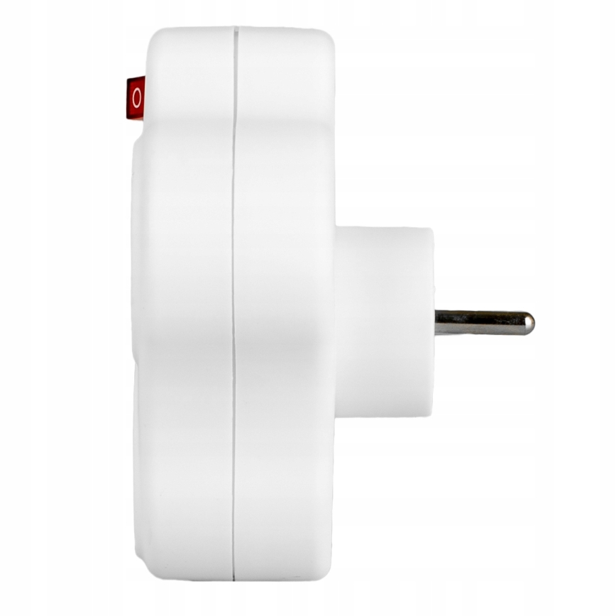 Трирозетковий розгалужувач із вимикачем