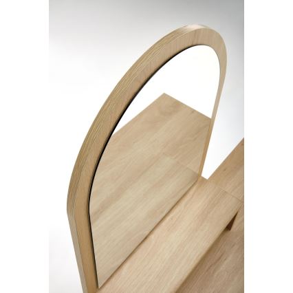 Туалетний столик CARMEN 136x104 см бежевий/чорний