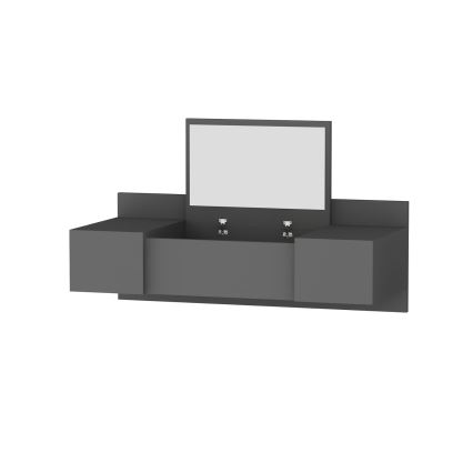 Туалетний столик ZAKKUM 33x100 см антрацит