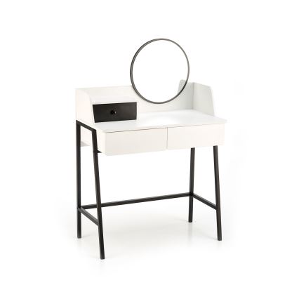 Туалетный столик AGNES 120x80 см белый/черный