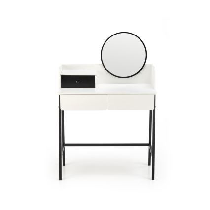 Туалетный столик AGNES 120x80 см белый/черный